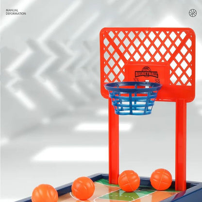 Mini Desktop Basketball Hoop Game Finger Shooting Machine For 2 Players Interactive Tabletop Sport  4
