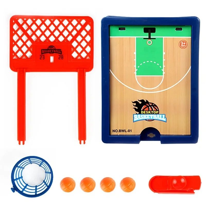 Mini Desktop Basketball Hoop Game Finger Shooting Machine For 2 Players Interactive Tabletop Sport  5