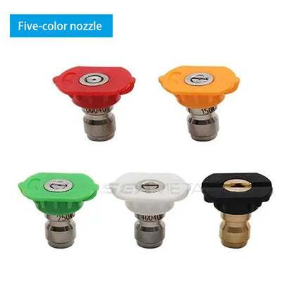 High Pressure Car Wash Water Gun Aluminum Core With Quick Connector  Nozzles 6
