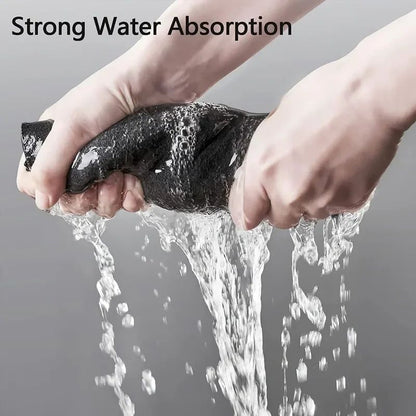Thickened Magic Cleaning Cloth No Trace Reusable Microfiber Glass  Car Window Wipe Towel 2