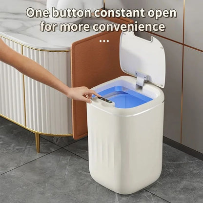 Smart Bathroom Trash Can Automatic Sensor Garbage Bin With Large Capacity For Kitchen  Bathroom 1