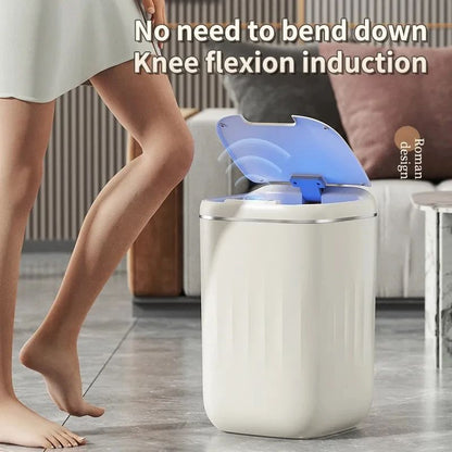 Smart Bathroom Trash Can Automatic Sensor Garbage Bin With Large Capacity For Kitchen  Bathroom 2