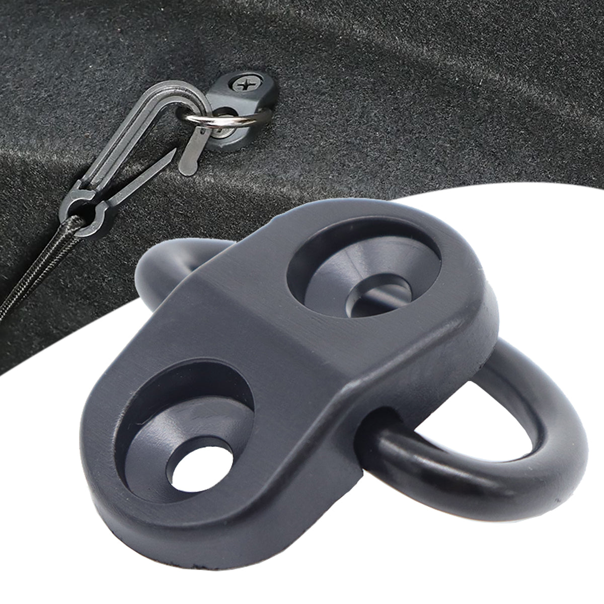 Universal Cargo Net Hook Heavy-Duty Truck Bed Cargo Hook & Car Storage Hook for Secure Tie-Down