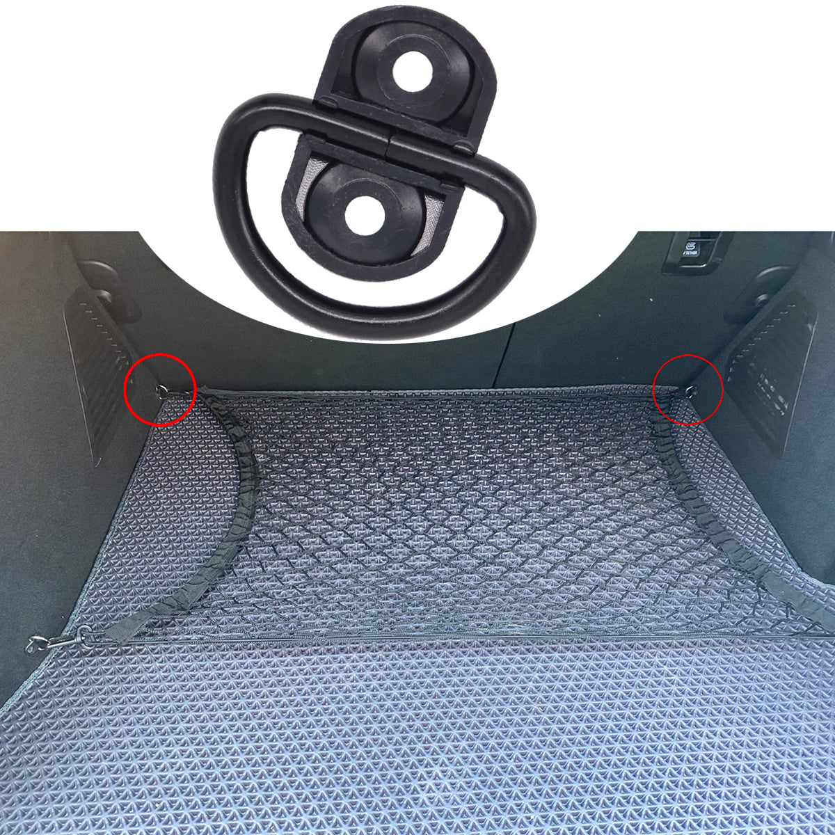 Universal Cargo Net Hook HeavyDuty Truck Bed Cargo Hook  Car Storage Hook For Secure TieDown 1