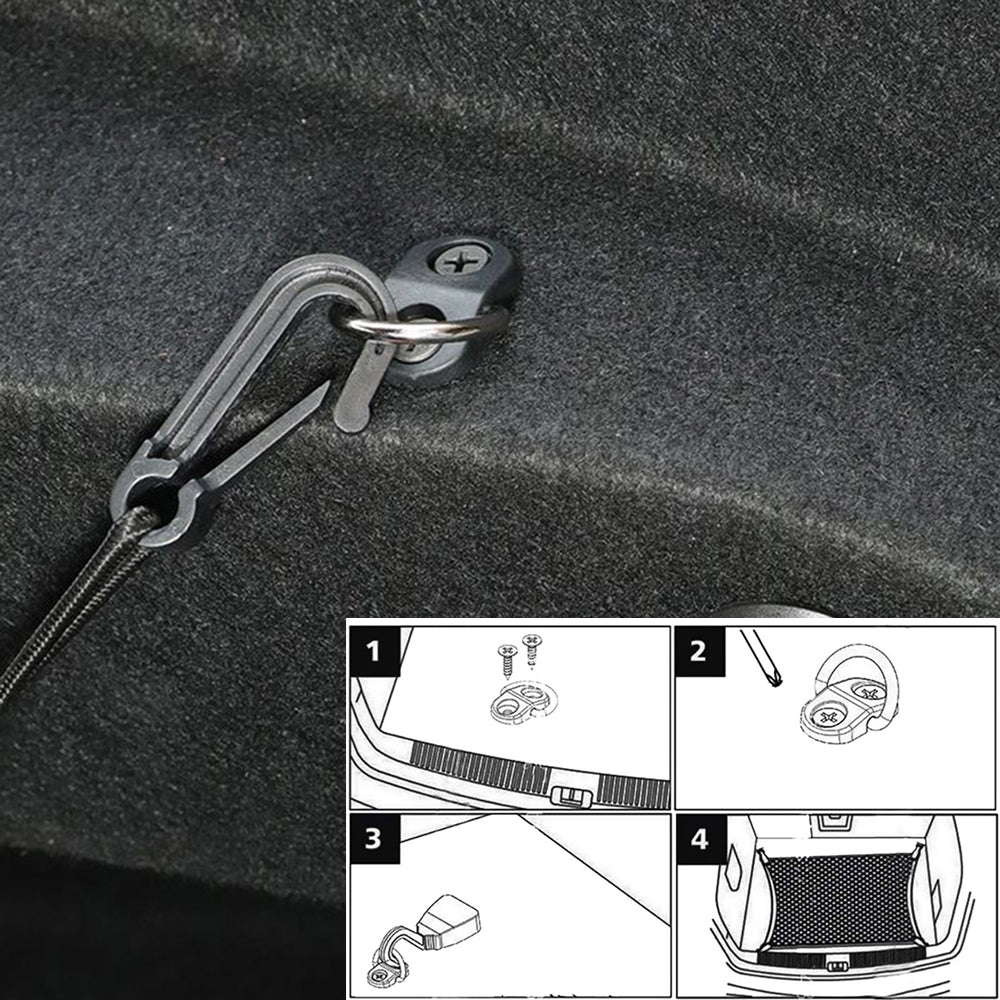Universal Cargo Net Hook HeavyDuty Truck Bed Cargo Hook  Car Storage Hook For Secure TieDown 2