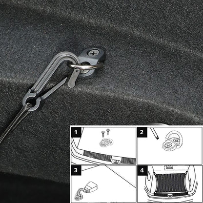 Universal Cargo Net Hook HeavyDuty Truck Bed Cargo Hook  Car Storage Hook For Secure TieDown 2