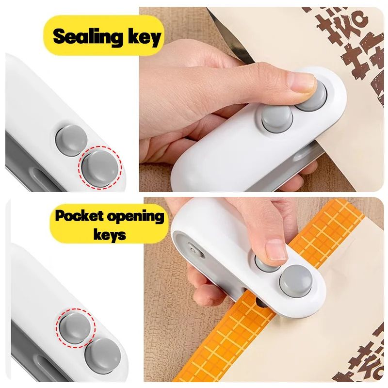 Rechargeable Heat Sealer For Food Snacks Mini Heat Bag Sealing Machine 1