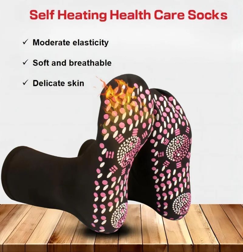 Tourmaline SelfHeating Socks For Winter Thermal Health Care Socks Deodorant Warm Floor Socks For Me 1