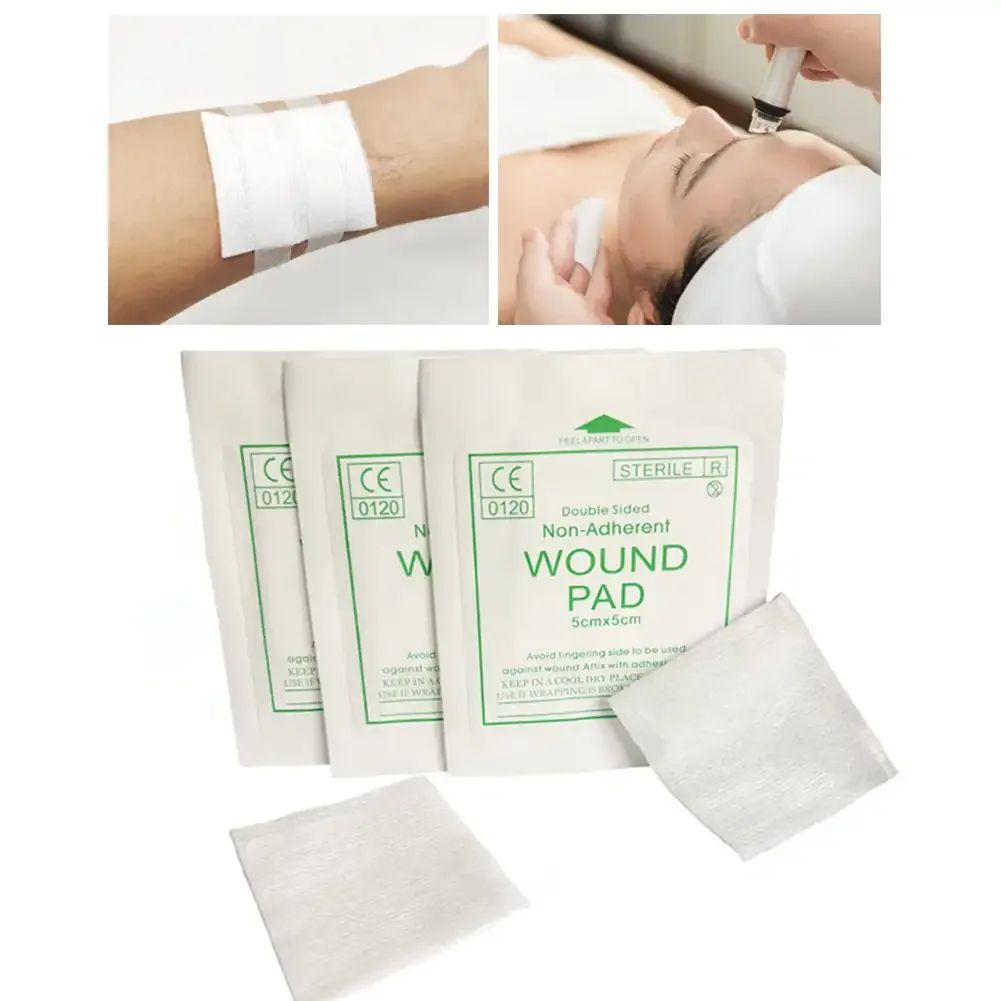 Sterile Nonwoven Gauze Pad Wound Care Supplies For First Aid Waterproof Dressing  Gauze Cotton Pad  1