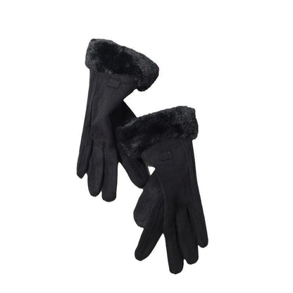 Fashion Warm Suede Outdoor Guantes Lady Touchscreen Driving Gloves For Sports And Cycling 5