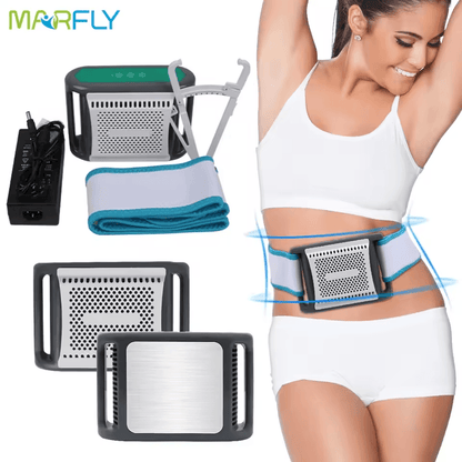 Cryotherapy Dissolve Fat Lipo Freezing Machine, Cold Therapy Anti Cellulite Abdominal Massager for Fat Lose & Body Slim
