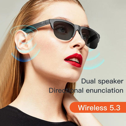 Bluetooth Smart Glasses With Active NoiseCancellation  UV Protection Waterproof Sports Headphones F 3