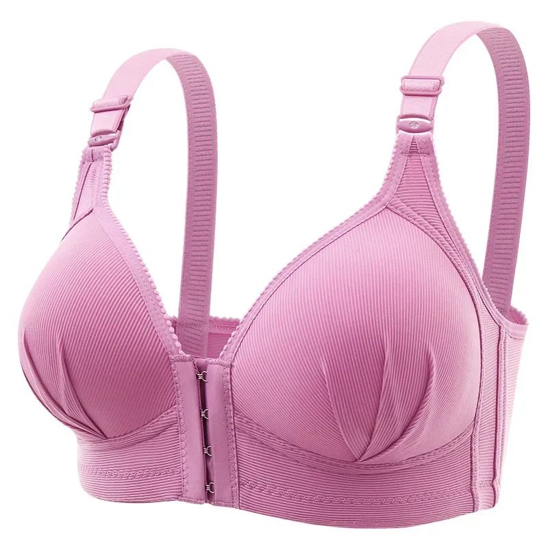 New Front Button Breastfeeding Bra Without Steel Ring Comfortable And Supportive For Pregnant Women 5