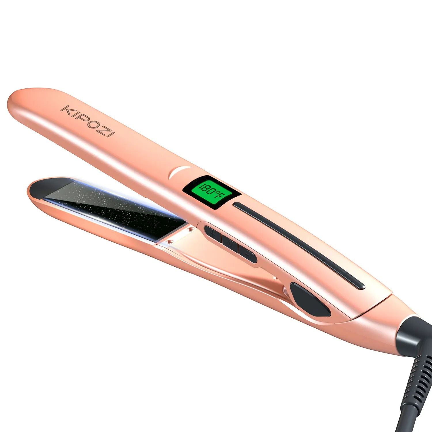 Professional Titanium Flat Iron Hair Straightener With Digital LCD Display Dual Voltage For Salon   6