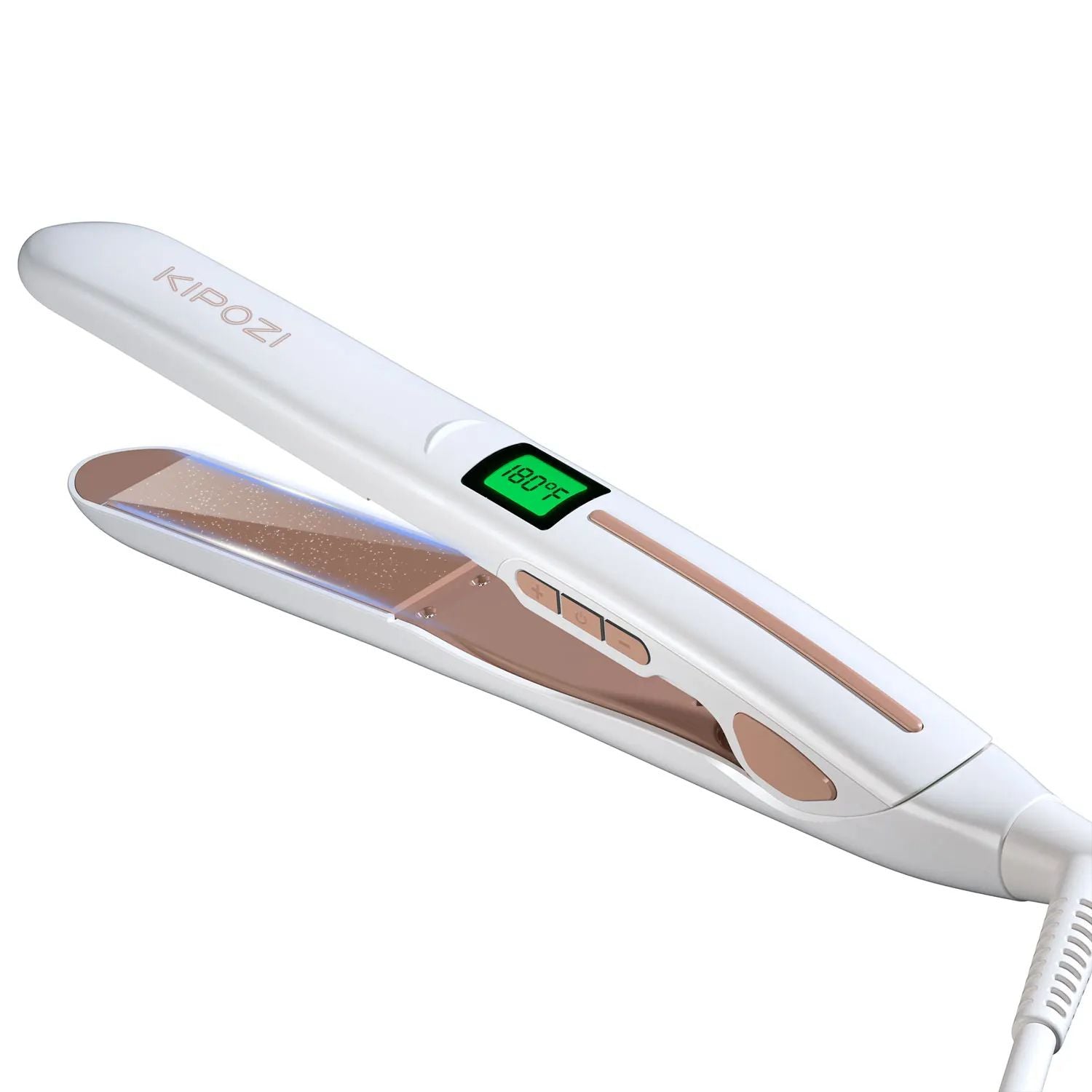 Professional Titanium Flat Iron Hair Straightener With Digital LCD Display Dual Voltage For Salon   7