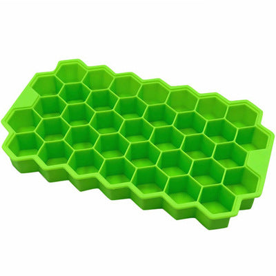 Honeycomb 37 Lattice Cube Tray Maker  No Lid DIY Ice Mold For Creative Drinks 6