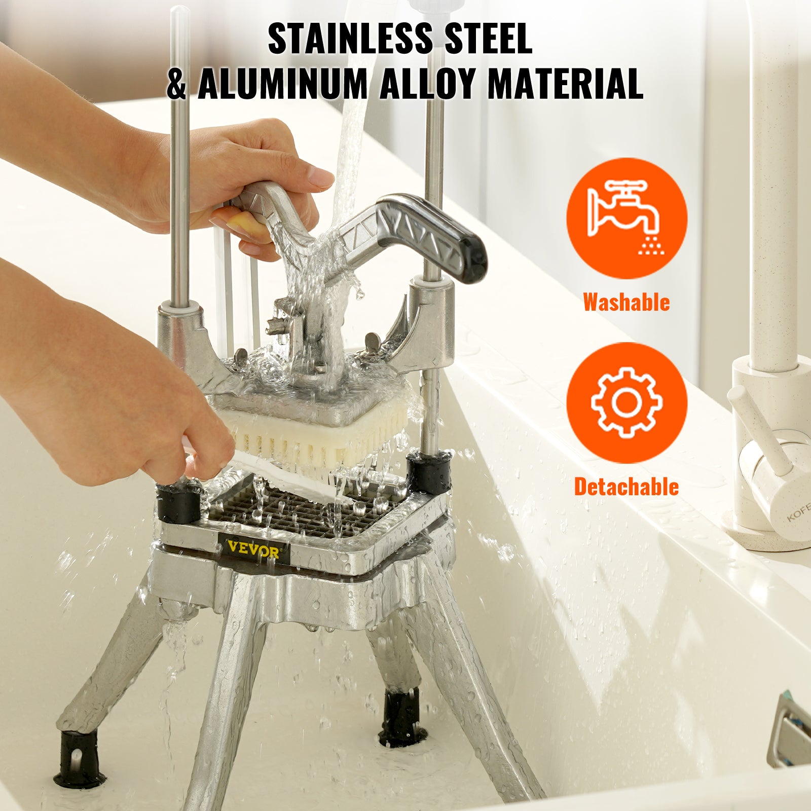 Professional Food Dicer Kattex HeavyDuty Stainless Steel Vegetable Chopper Onion Slicer  French Fry