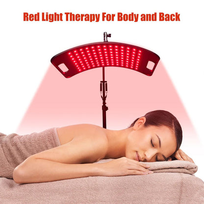 Red Light Therapy Lamp For Face  Body Near Infrared Panel With Adjustable Stand  Timer For Home Use 1