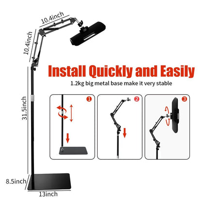 Red Light Therapy Lamp For Face  Body Near Infrared Panel With Adjustable Stand  Timer For Home Use 5