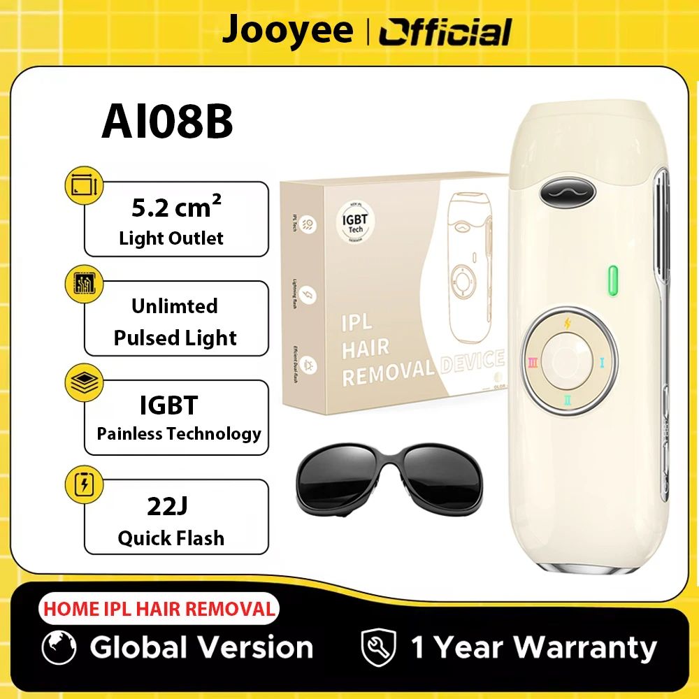 High-Speed IPL Hair Removal Device – Unlimited Flashes & Painless IGBT Epilation for Face & Body