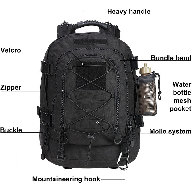 Tactical Backpack Army Style Durable Molle Assault Pack For Outdoor Travel Hiking  Survival Gear 1