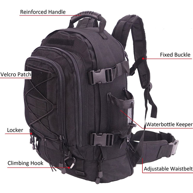 Tactical Backpack Army Style Durable Molle Assault Pack For Outdoor Travel Hiking  Survival Gear 2