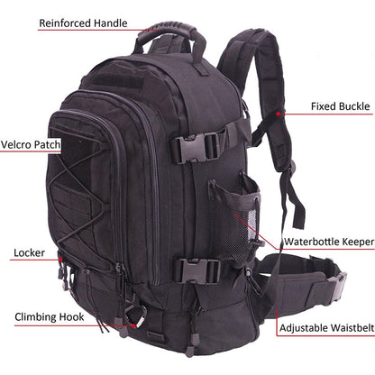Tactical Backpack Army Style Durable Molle Assault Pack For Outdoor Travel Hiking  Survival Gear 2