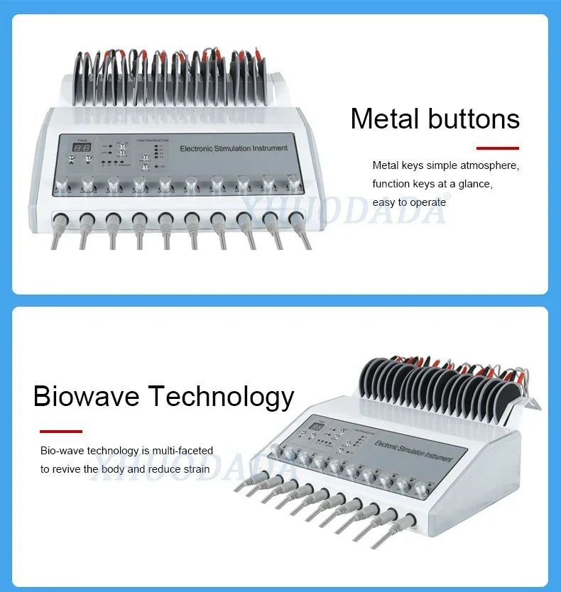 EMS Muscle Stimulator Machine Electric Weight Loss  Body Toning with Russian Waves Technology