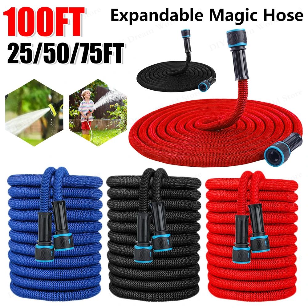 Expandable Magic Hose For Car Wash Home Garden Watering HighPressure Flexible Water Pipe Suitable F 4
