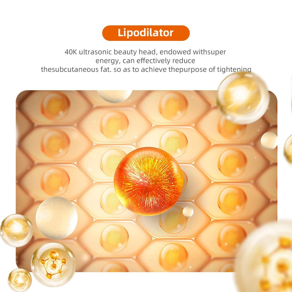 3in1 Beauty Body Slimming Massager Cavitation Machine For Face  Body Tightening Lifting And Spa Ski