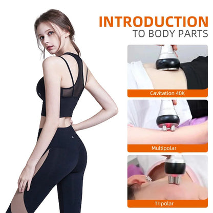 3in1 Beauty Body Slimming Massager Cavitation Machine For Face  Body Tightening Lifting And Spa Ski 2