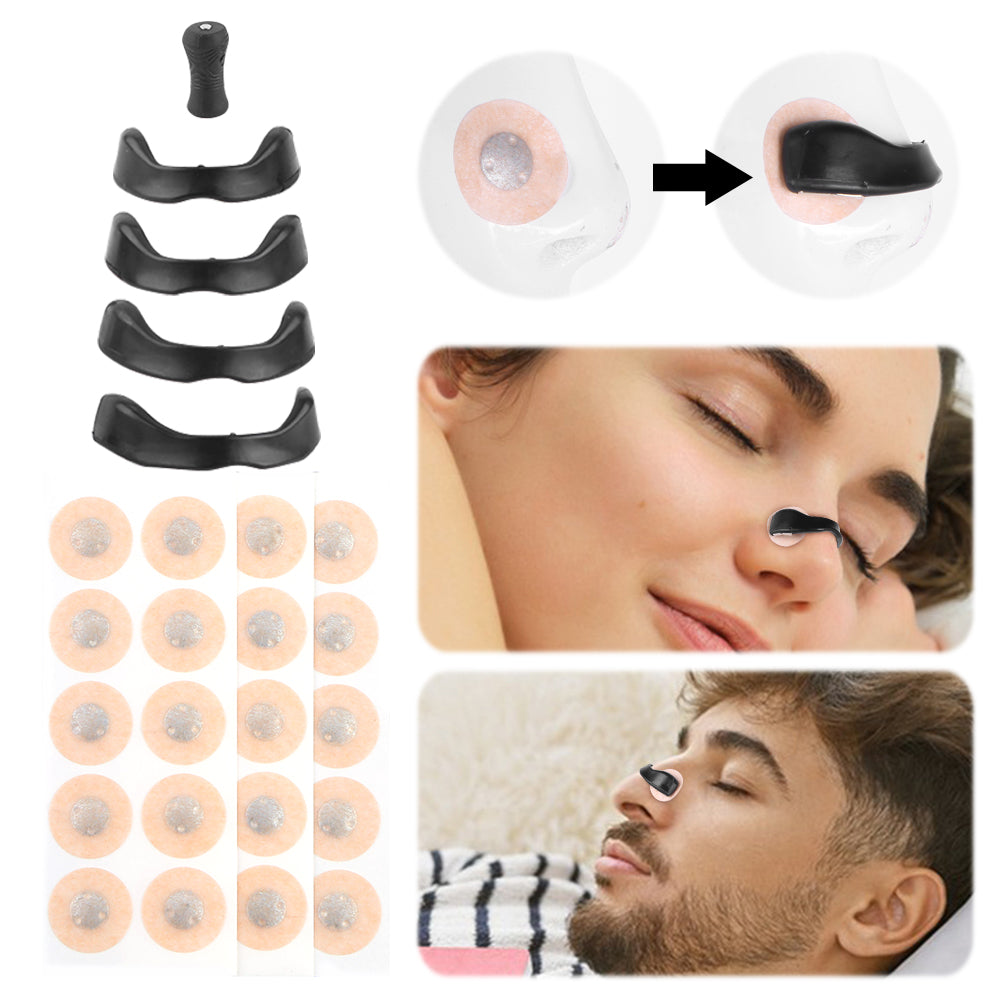 Magnetic Nasal Strips Increase Air Intake Nasal Breathing Dilators Improve Sleep Quality Reduce Snoring for Night time