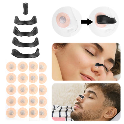 Magnetic Nasal Strips Increase Air Intake Nasal Breathing Dilators Improve Sleep Quality Reduce Snoring for Night time