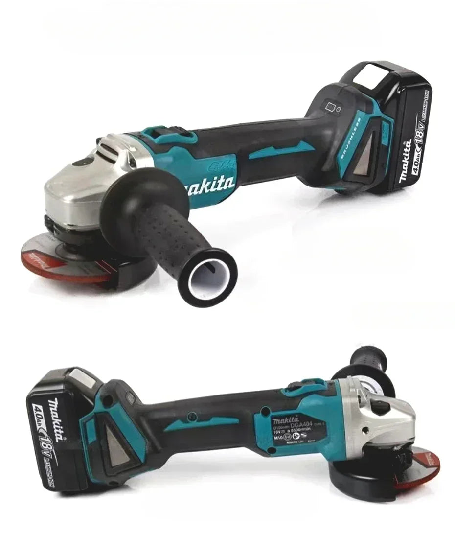 Makita404 Rechargeable Angle Grinder HighSpeed Cutting  Regulation Electric Tool for Makita Batte