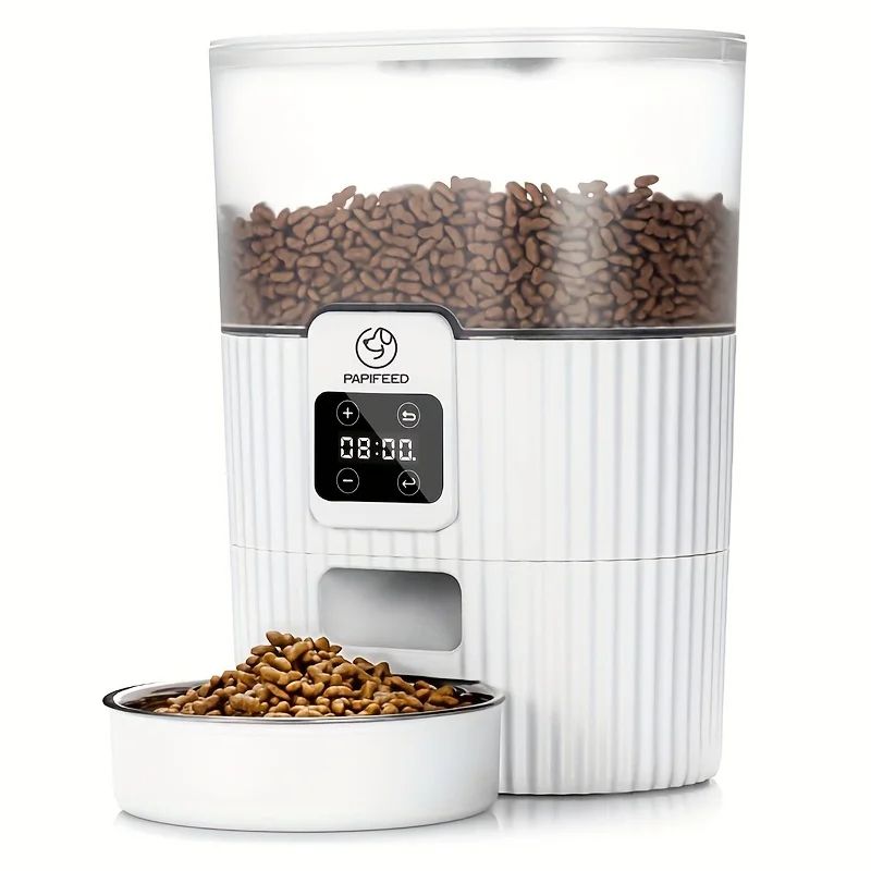 PAPIFEED Smart Automatic Cat Feeder WiFi Remote Pet Food Dispenser For Cats And Dogs With Timed Por 8