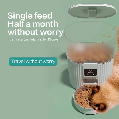 PAPIFEED Smart Automatic Cat Feeder WiFi Remote Pet Food Dispenser For Cats And Dogs With Timed Por 4