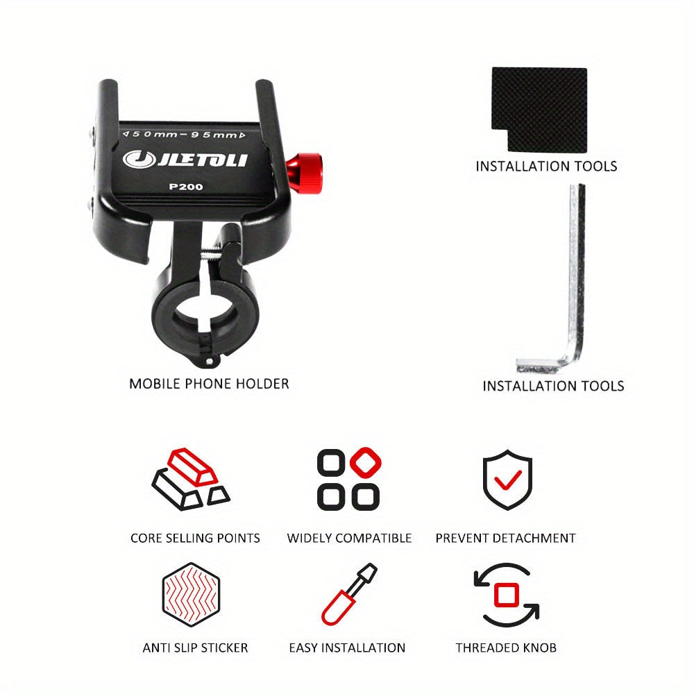 360 Rotating Bike Phone Holder Adjustable ShockAbsorbing Bicycle  Motorcycle Phone Mount For Secure 5