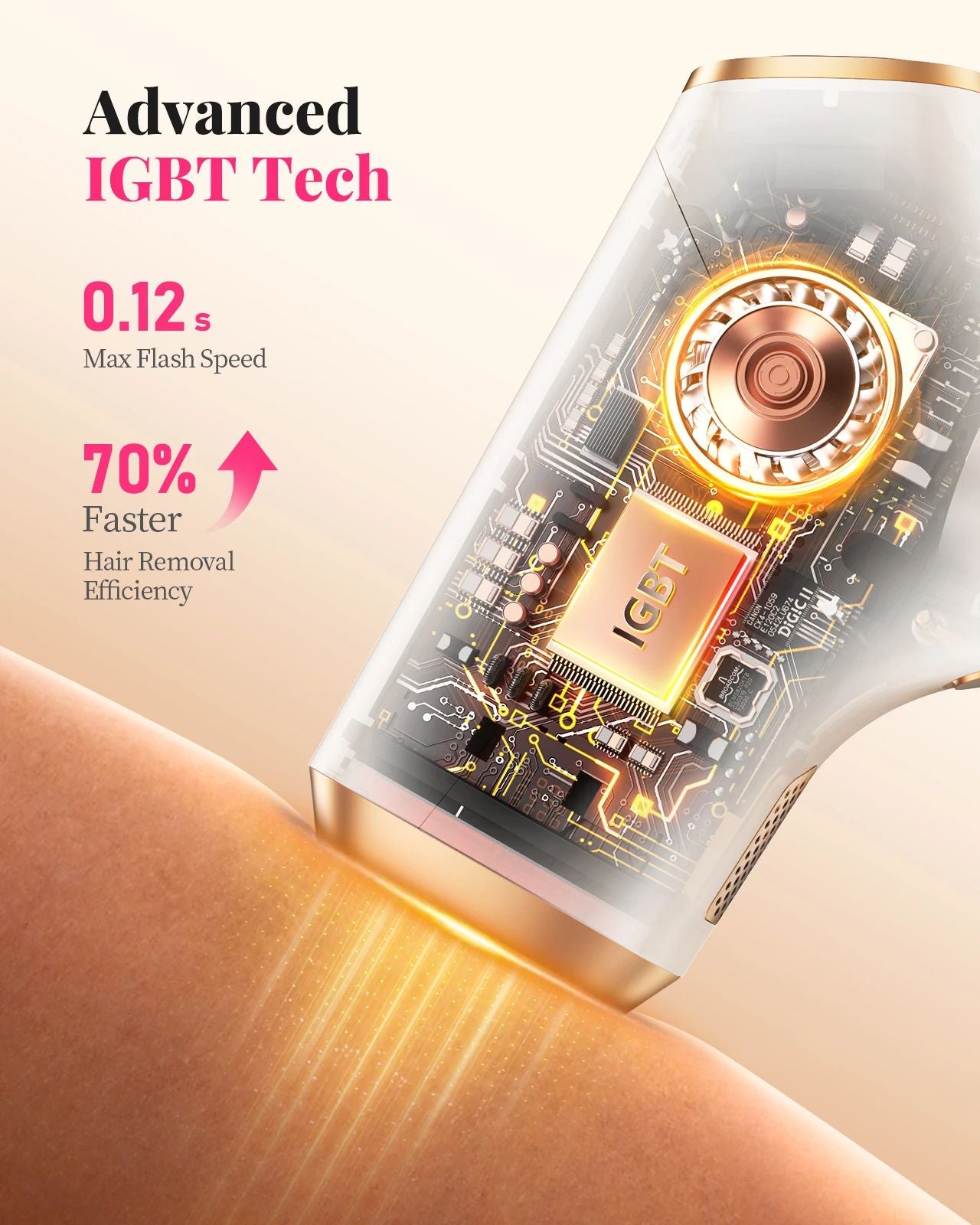 Flashes IPL Laser Hair Removal Device Painless Permanent Hair Removal For Women And Men Full Body B 3