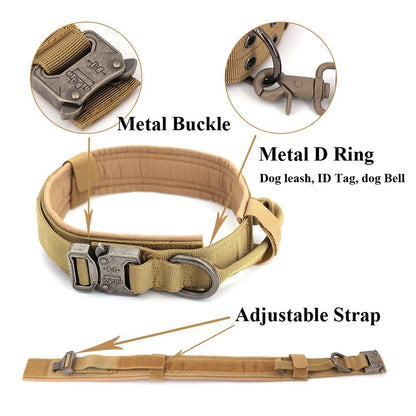 Pet German Shepherd Malinois Training Vest Adjustable Dog Harness And Leash Set With Collar For Med 2