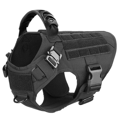 Pet German Shepherd Malinois Training Vest Adjustable Dog Harness And Leash Set With Collar For Med 5