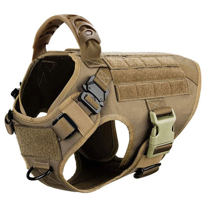 Pet German Shepherd Malinois Training Vest Adjustable Dog Harness And Leash Set With Collar For Med 6