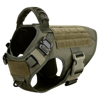 Pet German Shepherd Malinois Training Vest Adjustable Dog Harness And Leash Set With Collar For Med 8