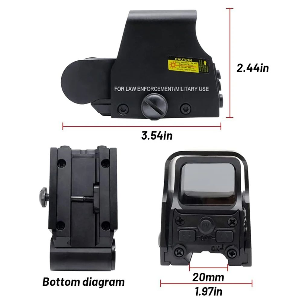 Holographic Sight Red Dot Scope Green  Red Dot Reflex Optics 3