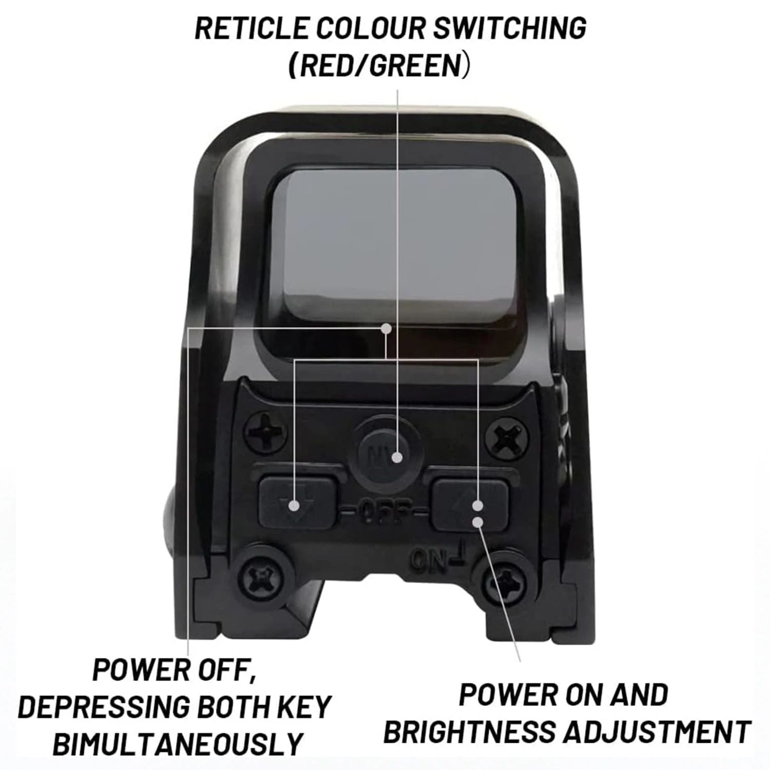 Holographic Sight Red Dot Scope Green  Red Dot Reflex Optics 5