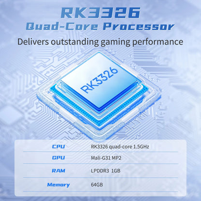 Retro Handheld Game Console With 35Inch IPS Screen Linux OS Dual Joysticks Vibration Motor 64GB Mem 5