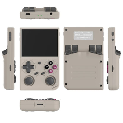 Retro Handheld Game Console With 35Inch IPS Screen Linux OS Dual Joysticks Vibration Motor 64GB Mem 6