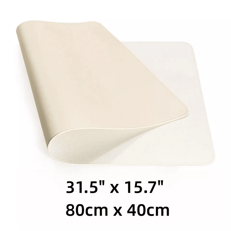 Leather Office Desk Mat Waterproof Computer Desk Pad  Large Mouse Pad With NonSlip Base For Home  O 4