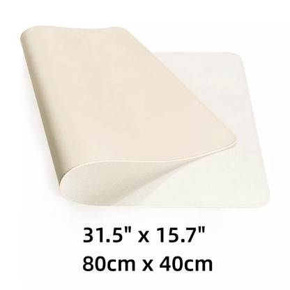 Leather Office Desk Mat Waterproof Computer Desk Pad  Large Mouse Pad With NonSlip Base For Home  O 4