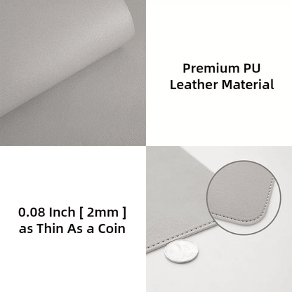 Leather Office Desk Mat Waterproof Computer Desk Pad  Large Mouse Pad With NonSlip Base For Home  O 3