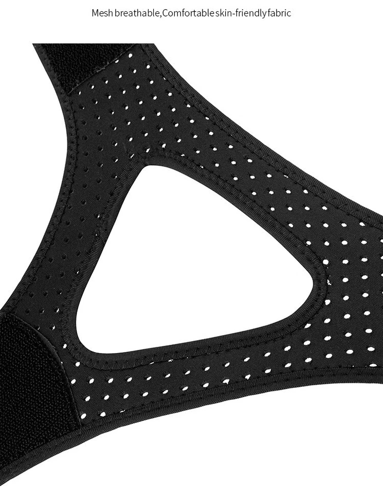 Sleep Apnea Chin Strap Anti Snoring Jaw Support Solution Adjustable Neoprene Face Lift Band For Qui 6